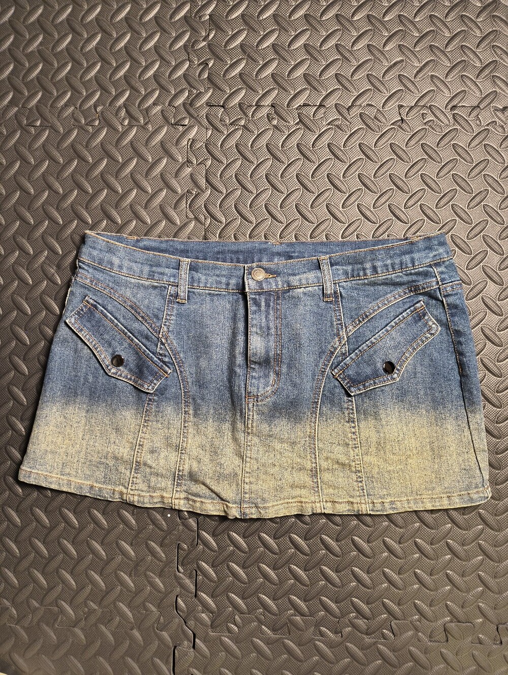 Windsor Cool It With The Attitude Denim Skort Medium Wash NWT XL Y2K